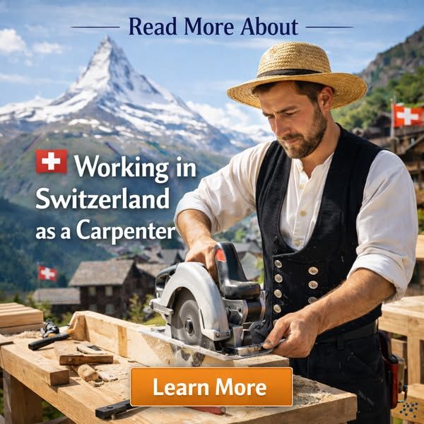 Unlock Your Future: Working in Switzerland as a Carpenter – Opportunities, Salaries, and Immigration Insights