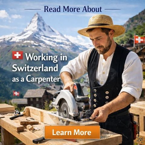 Unlock Your Future: Working in Switzerland as a Carpenter – Opportunities, Salaries, and Immigration Insights